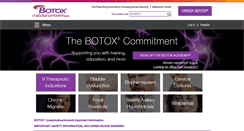 Desktop Screenshot of botoxmedical.com